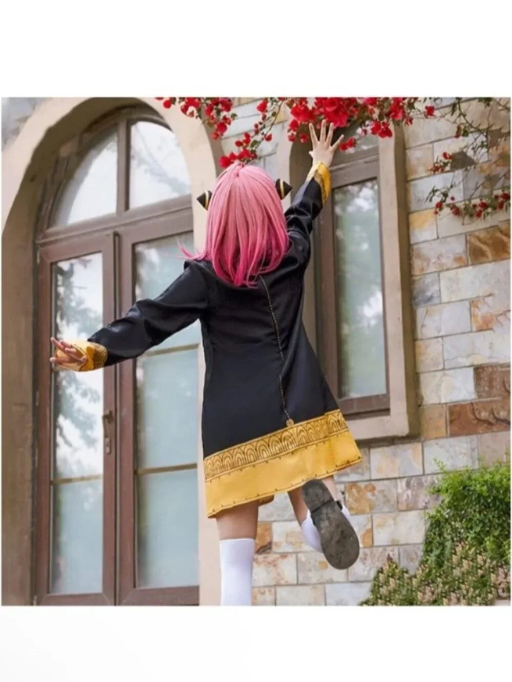 Anime Anya Forger Cosplay Set Halloween Costume Little Girl Size 110 4-5 yrs